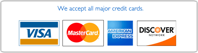 Accepted Credit Cards